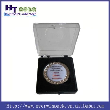 Wholesale black plastic coin case