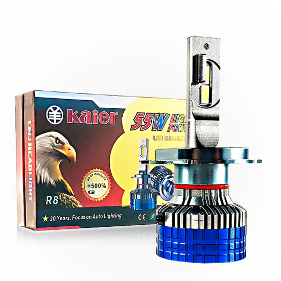 Kaier High Lumen and High Power LED Headlights R8 H4 110W 4800lm 6000K