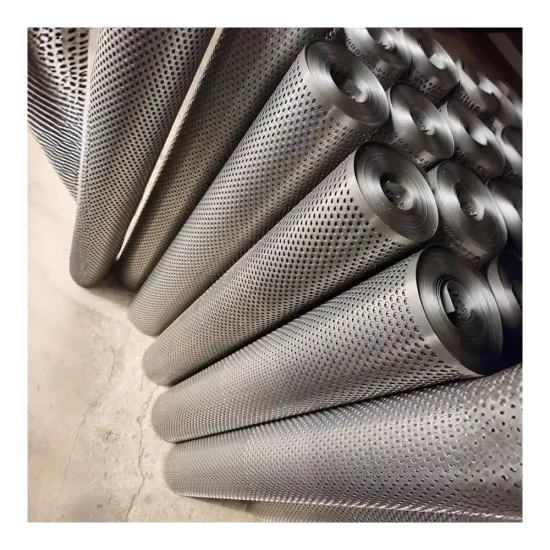 YESON Oval Stainless Steel Honeycomb Perforated Meta Mesh Roll