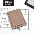 Mini Clip Board Custom monochrome PU hardcover notebook Supplier