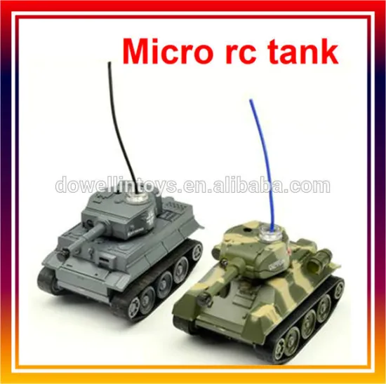 Real Life T34&Tiger1 Micro Fighting RC Tanks