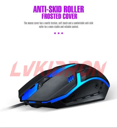 Q305S Wired Gaming Keyboard and Mouse Combo for Computer Desktop Gaming