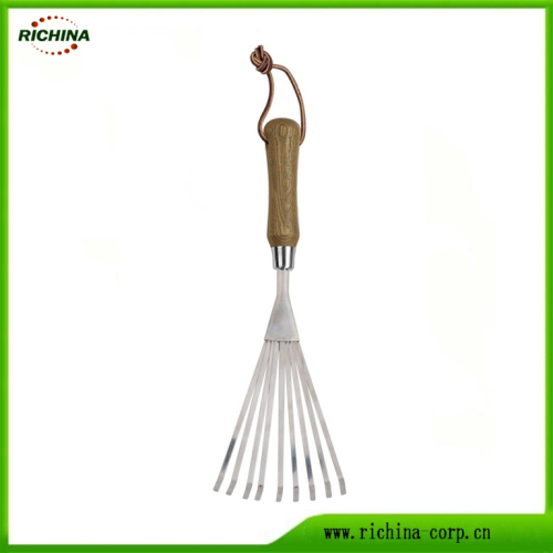 Stainless Steel Garden Hand Shrub Rake