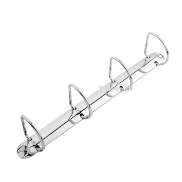 China Factory Price Nickel Plated Paper Clip 4 Ring Mechanism for Folders