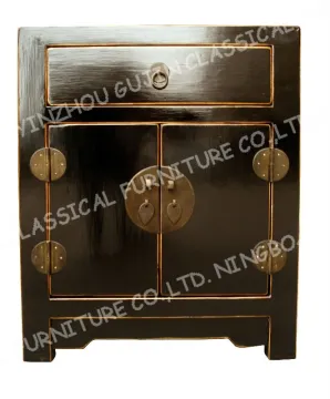 Chinese Style Modern Furniture Wooden Nightstand