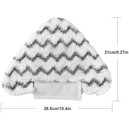 Chinese Made Triangular Microfiber Mop Pad - Washable Cleaning Cloth for Shark Lift Mop