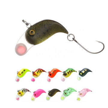 New Mini Vib Lure - 25mm Sinking Wobbler for Pike Fishing, 2.5g