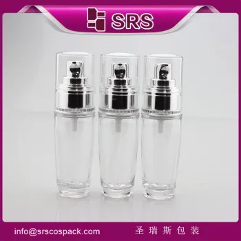 SRS China plastic Thick wall PETG bottle for lotion