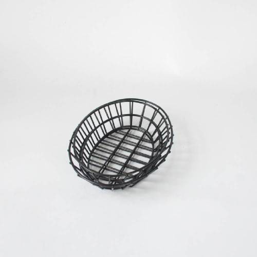 Iron Powder Coated Metal Oval Bread Basket