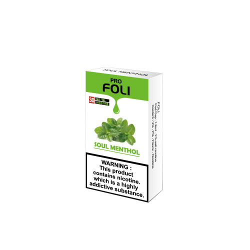 Soul Menthol Hot Foli Pro vape Pod por atacado