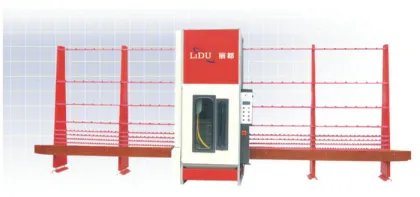 High Efficiency Vertical Glass Blasting Machine In Sandblaster