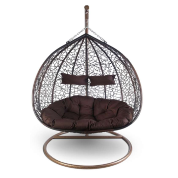 Patio Egg Swing Chair Double Seat Hanging Egg Chair Rattan Swing chair Factory