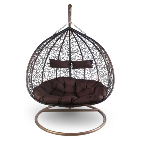 Double Seat Hanging Egg Chair Rattan Swing chair