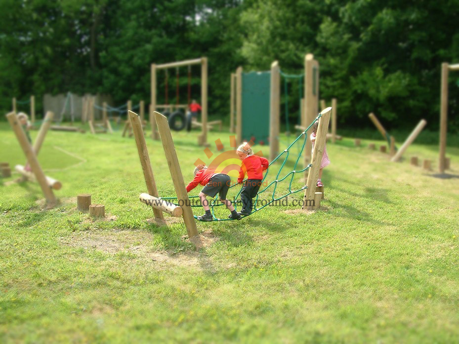 climbing net structure for children