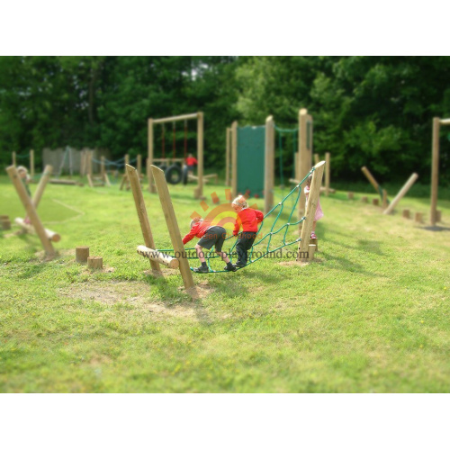 Wooden Park Activity Climbing Net