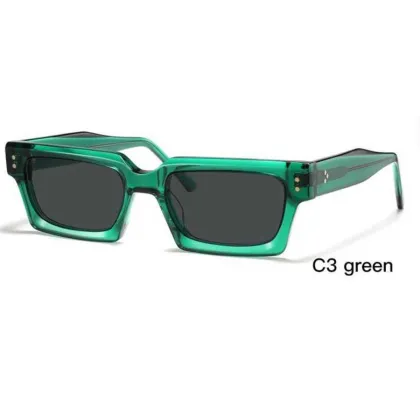 New Arrivals: Handmade Mazzucchelli Acetate Polarized Square Sunglasses - Brand Lunette