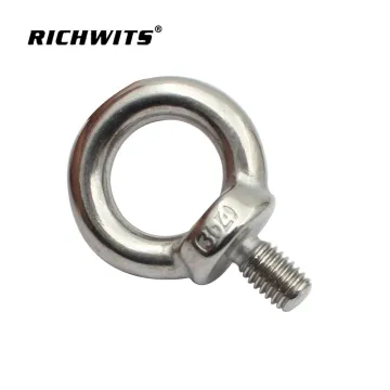 Stainless Steel Boat Accessories Marine Hardware eye bolt screw DIN 580 type lifting eye bolt