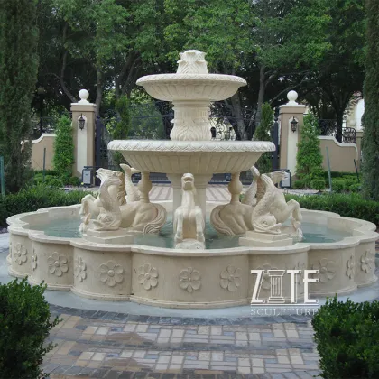 Garden Decoration grand marble fountains