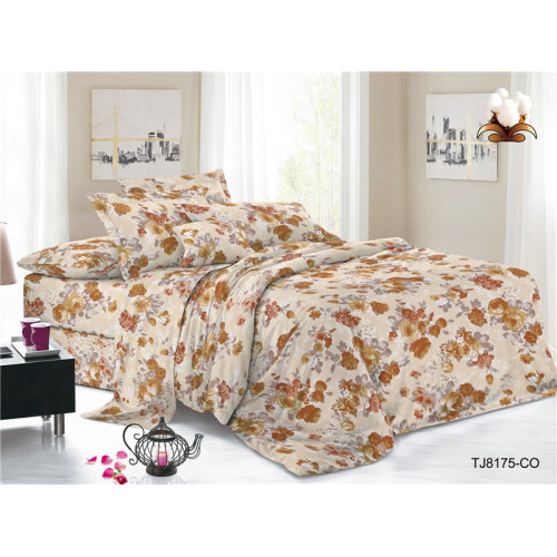 Low Cost Home Polyester Printed Floral Bedding Sheets