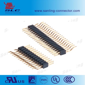 1.27mm Pitch header Right Angle SMT Type dual-in-line pcb Pin Header Connector