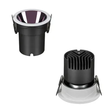 Dimmable Anti-GLare Recessed LED COB Spotlight for Shop, Office, and Dining Room Lighting