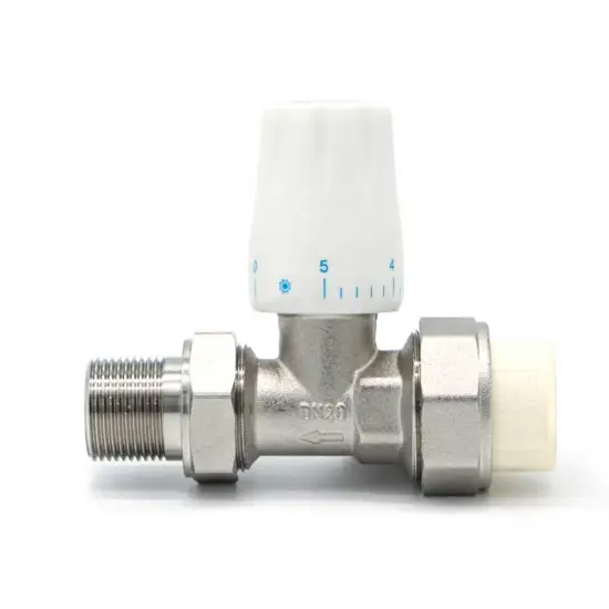 Manual Brass Radiator Valve Angle Type For Radiator Heating for Thermostatic Water Heating Radiator Valve