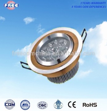 7w LED ceiling lamp mountings aluminum alloy round timeproof,widely used for shopping mall,supermarket,hotel,household