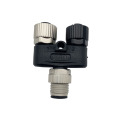 M12 5 pin hombre a conector femenino