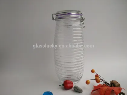 Storage Bottles & Jars Type and Food Use clip top glass jars