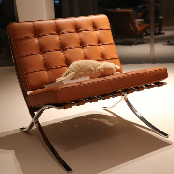 2022 sofa sectional kulit oranye oranye modern HF-060