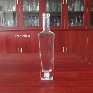 375 ml 750ml bar top vodka whiskey flint glass bottle with long neck