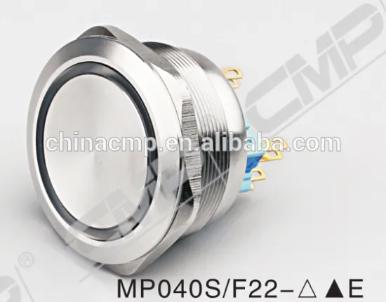 Machine Control 3 Colour RGB LED 5v 40mm Light Push Button Switch