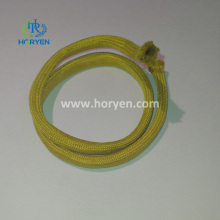 Lightweight heat insulation aramid fiber braided sleeve