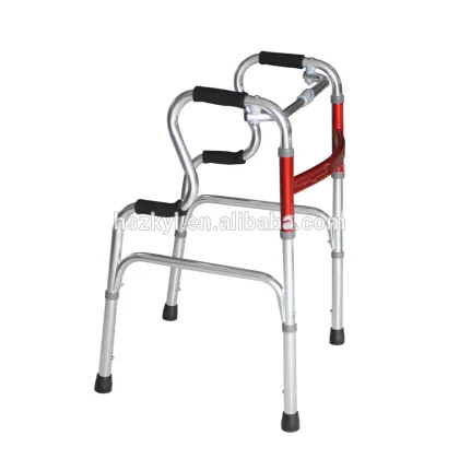 aluminium foldable stair climbing walker walking aid