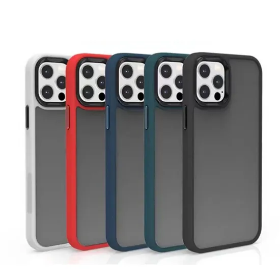 Wholesale Translucent Matte TPU Shockproof Cases for iPhone 13, 14, 15 Pro