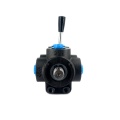 6 Njia ya Hydraulic Diverter Valve, DF 6, 120 L/min, G 3/4 ", Kituo cha Fungua