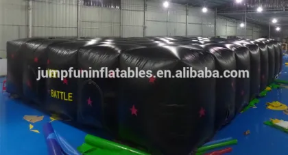 glowing inflatable laser battle arena, 2016 new inflated laser tag arena