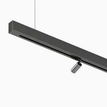 China Supplier Ceiling Track Suspension Adjustable LED Linear Light with PMMA Lens (18W/36W/45W)