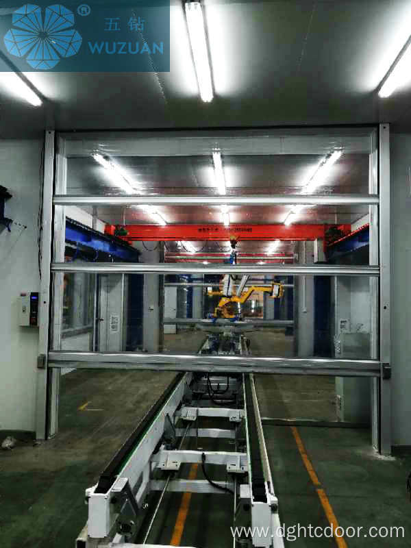 Customized fast rolling shutter door