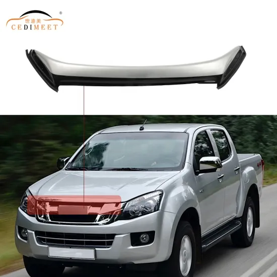 Acrylic Bonnet Guard Protector Bug Shield For D-Max 2012-2016