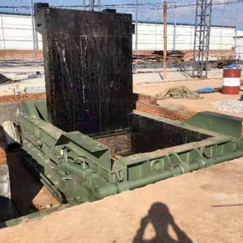 Prensa de chatarra duradera para uso industrial