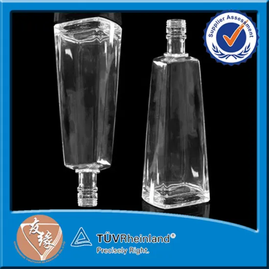 Fancy Transparent Wine Bottles 750ml Blue Glass Wine Bottle