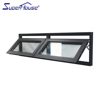 China Sound Insulation Aluminium Roof Swing Window for Villa