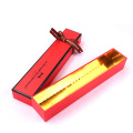 Gold Paper Necklace Packaging Gift Red Box