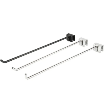 Supermarket Metal Hook Shop Display Single Line Metal Chrome Hook Factory