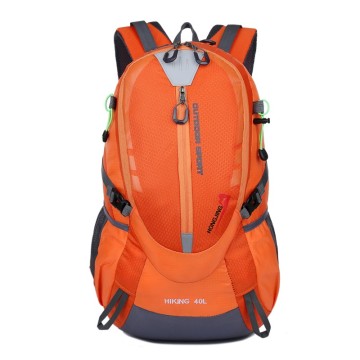 Mochila esportiva de nylon impermeável para caminhada ao ar livre