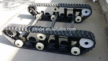 strong rubber track chassis/undercarriage