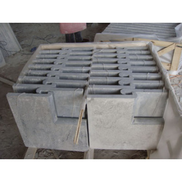 Blue Limestone Corners Flamed/ Brushed/ Dry Honed