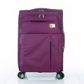 fabric luggage bags purple color strong trip bags