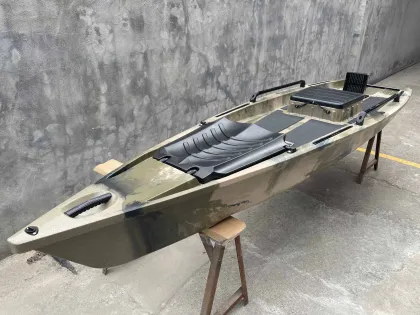 Coastal Outboard Engine Rowing Rotomolded Plastic Single Fishing Solo Skiff Boat with Motor: Your Ultimate Water Adventure Solution